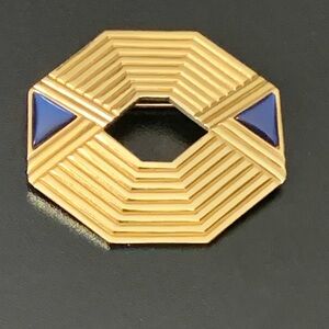Vintage AVON Gallery Originals Blue Nile Modern Geometrical Brooch